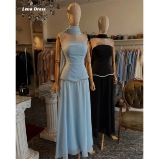 Lena Off-shoulder Women Evening Dresses for Special Occasions Satin Cloth Custom