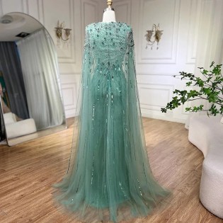 Serene Hill Turquoise Mermaid Evening Dresses Gowns
