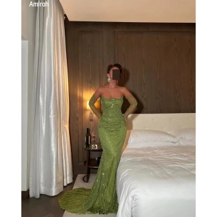 Amirah Fish Tail Ball Gown Evening Dresses Wedding Party Dress